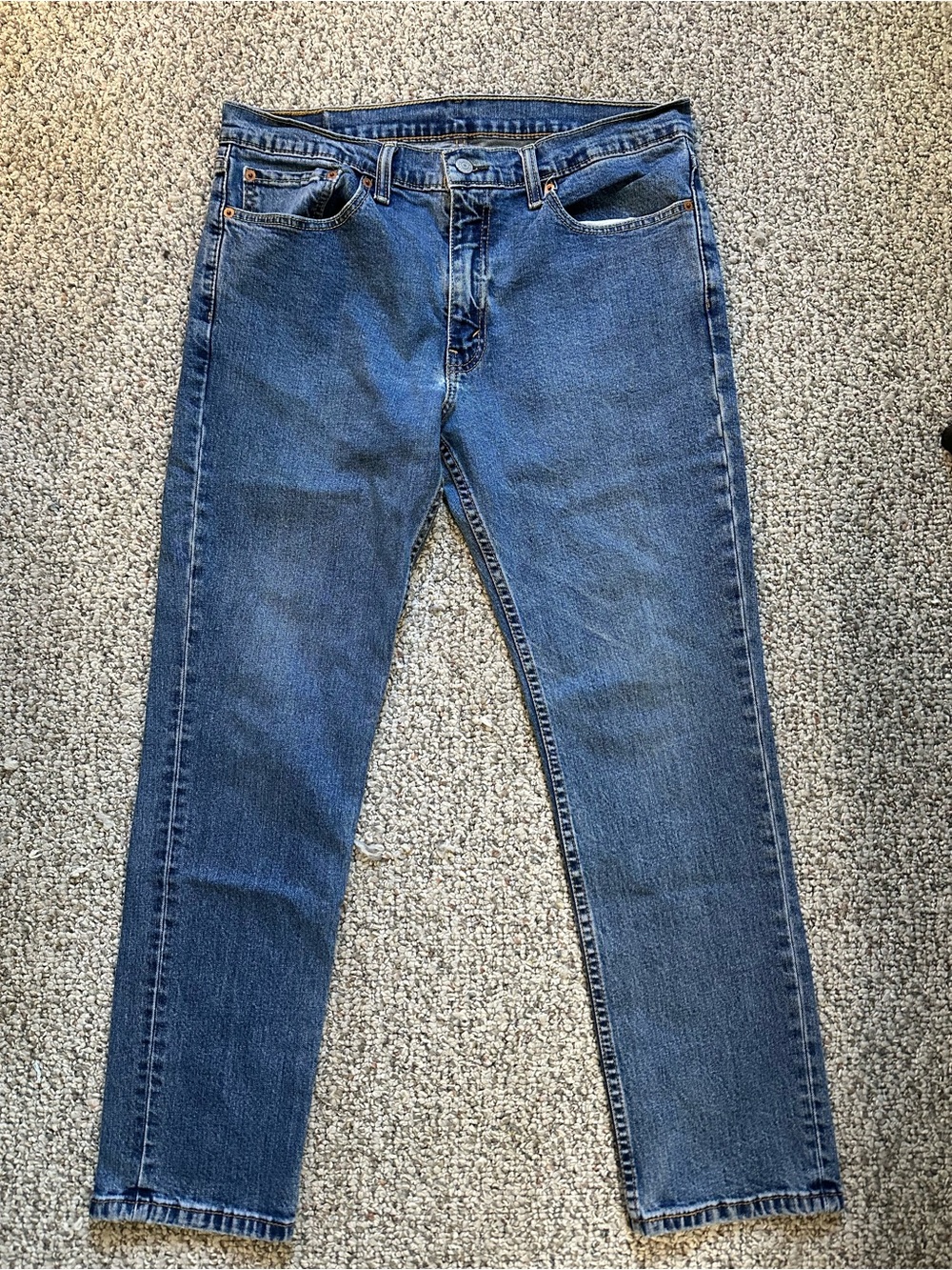 Levi's Men's Slim Straight Medium Blue Denim Jeans